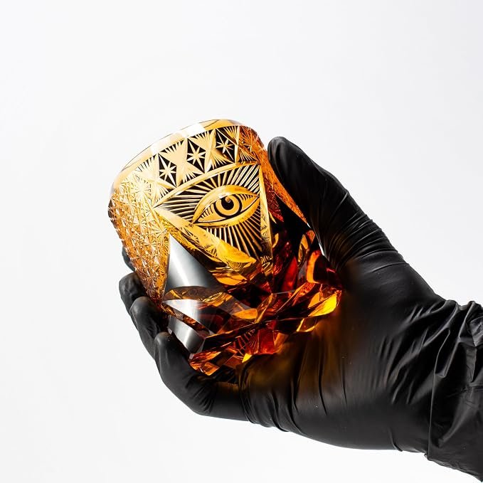 Hand-Carved “Eye of God” Whiskey Glass