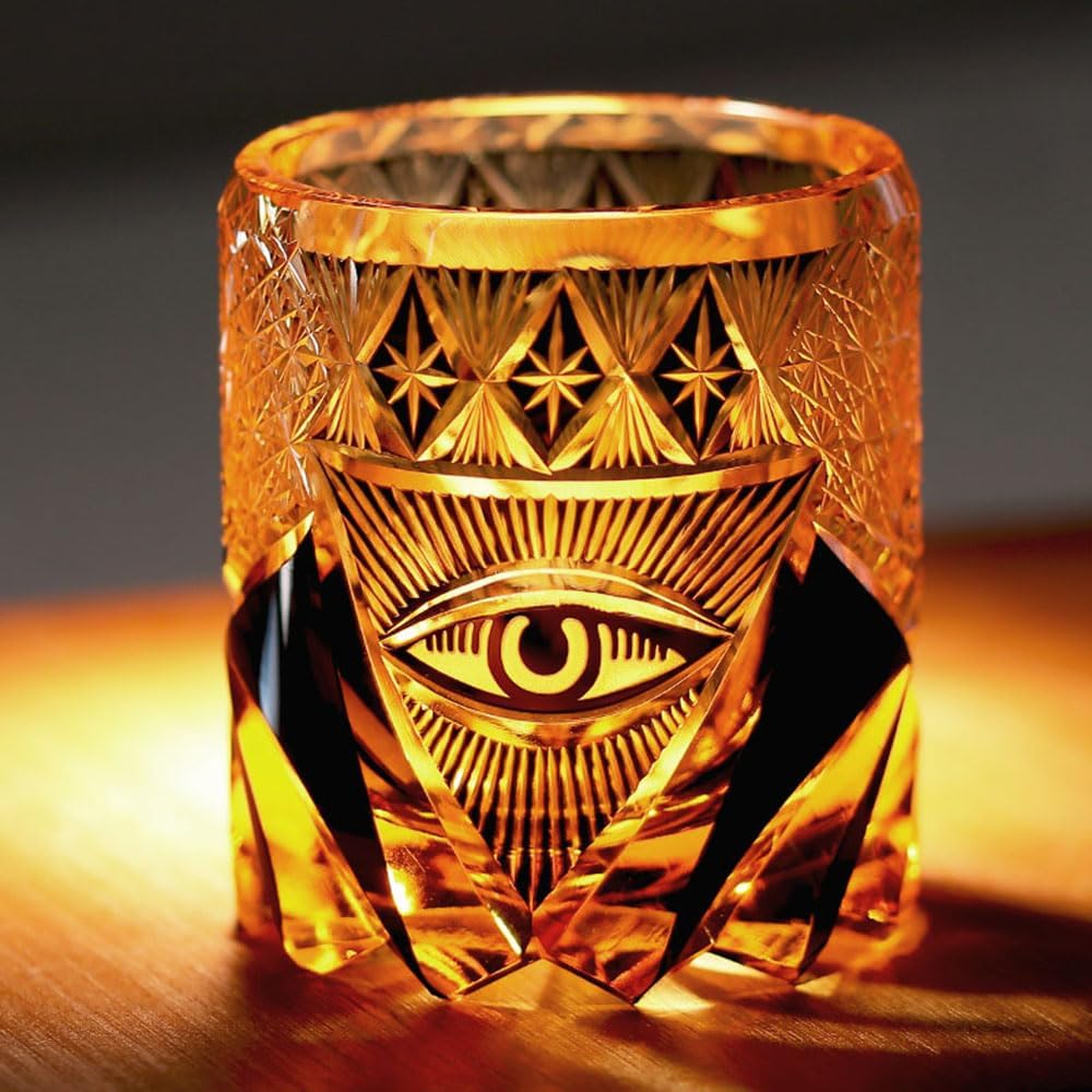 Hand-Carved “Eye of God” Whiskey Glass