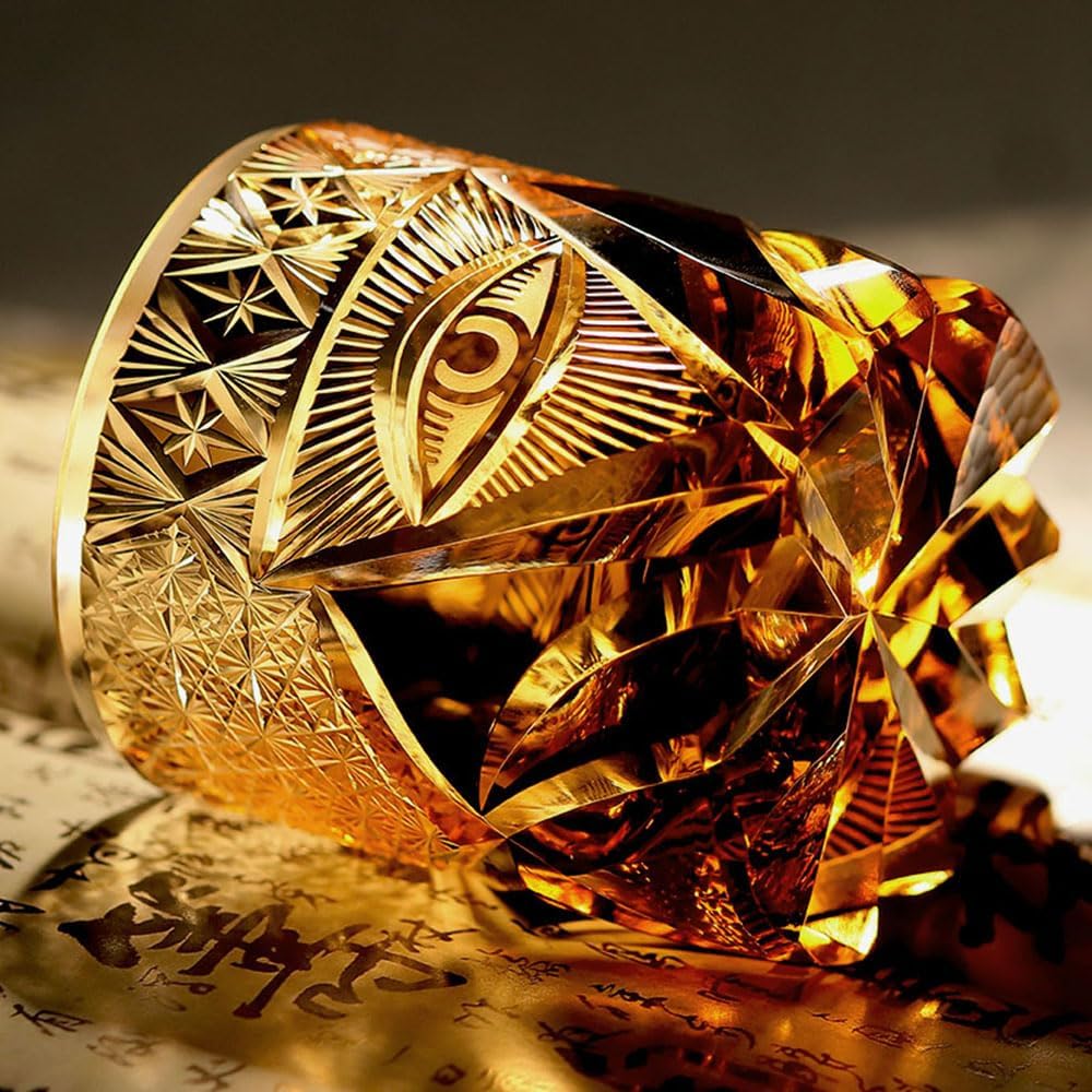 Hand-Carved “Eye of God” Whiskey Glass
